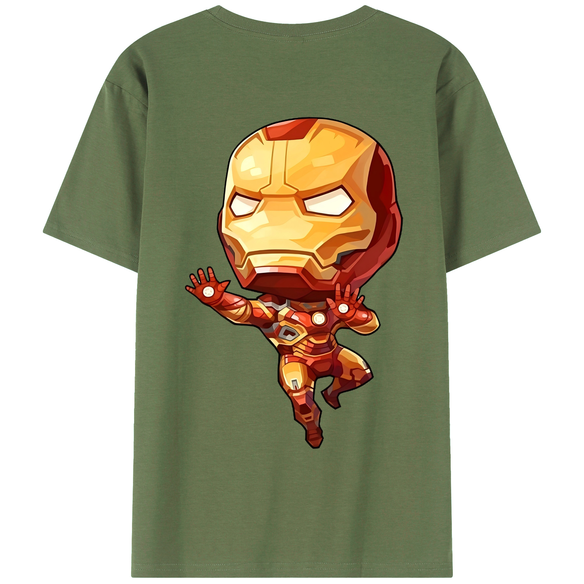 （画像用） アベンジャーズ The Avengers 綿100％ メンズ半袖Tシャツ（バックプリント） 通気性